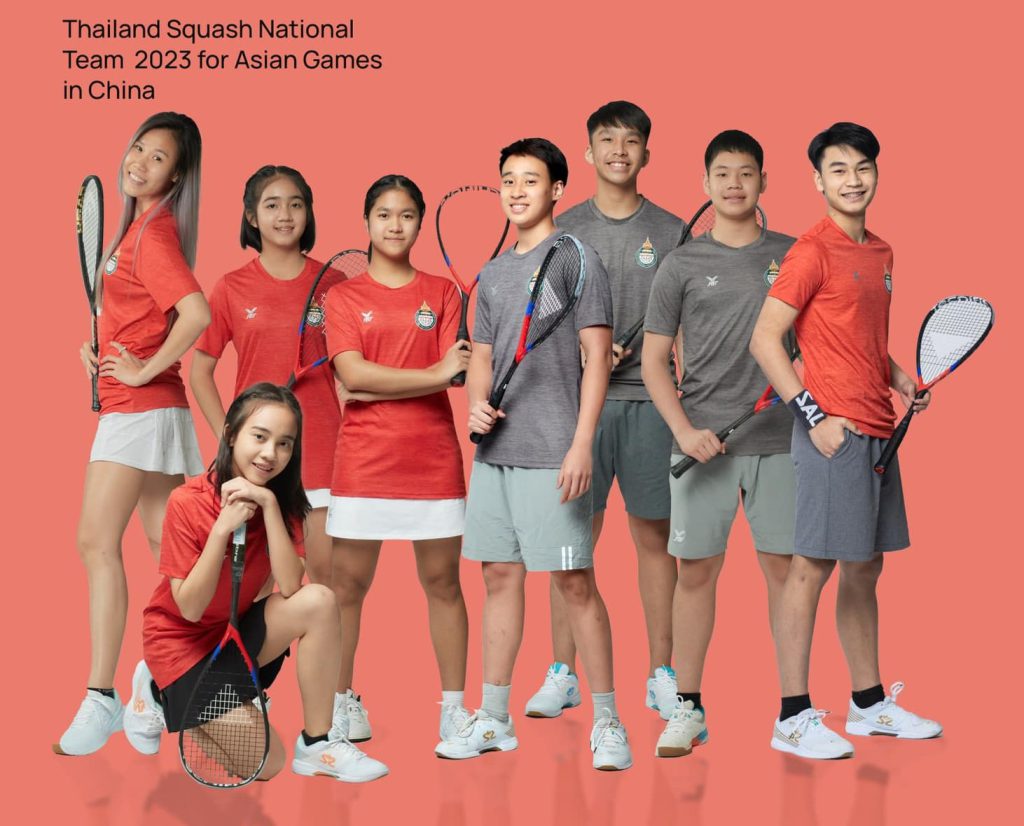 Congratulations Thailand Squash National Team 2023 for Asian Games